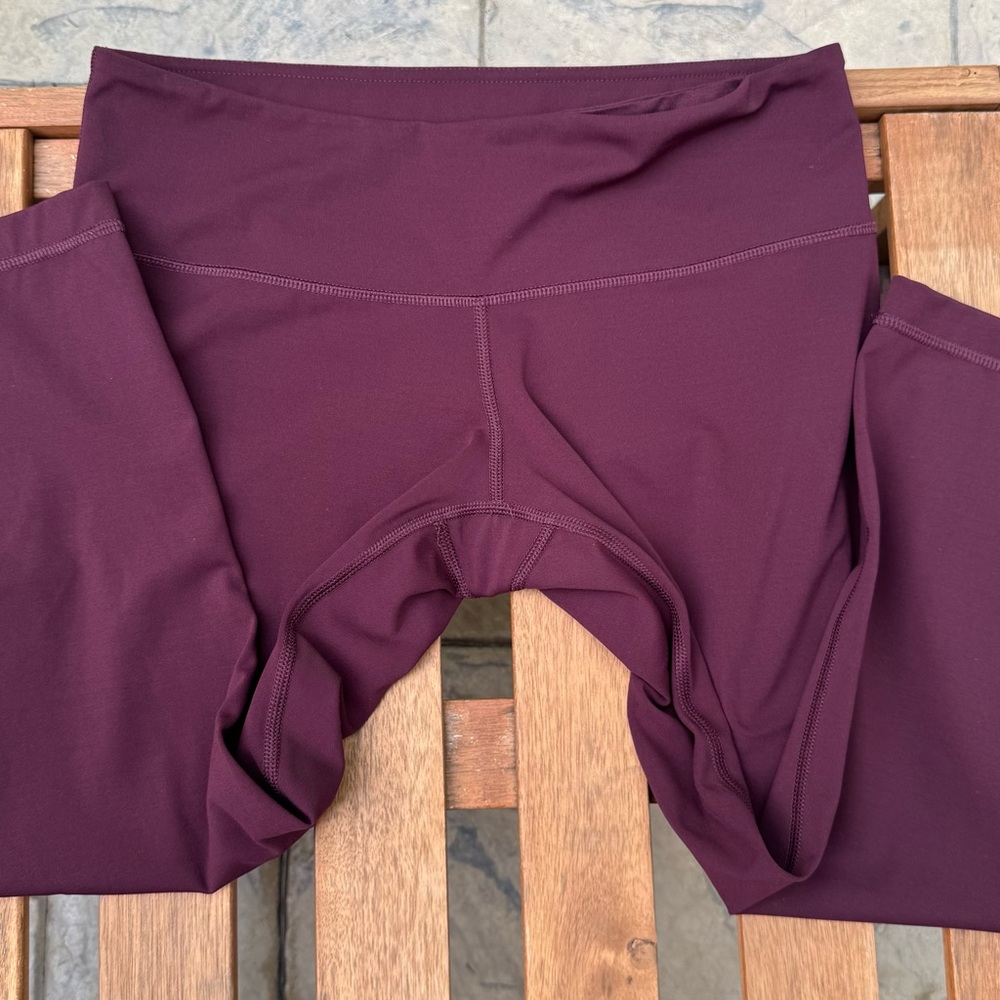 Lululemon Wunder Under Crop II Bordeaux Drama - Picture 11 of 11